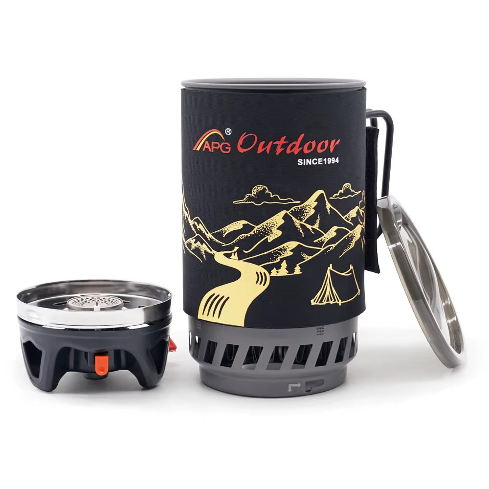 1400Ml Camping Gas Stove Fires Cooking System and Portable Gas Burners