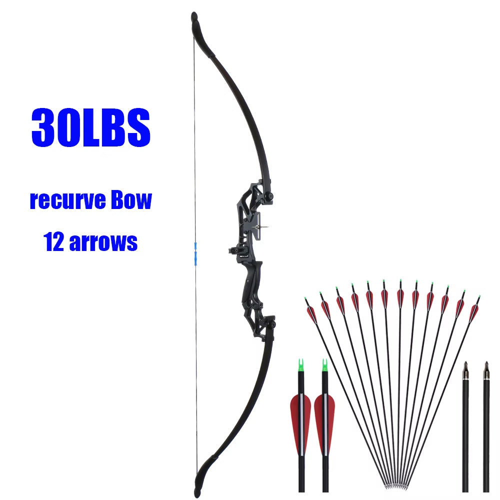 Takedown Recurve Bow & Arrow Set Hunting Target Shooting 30-50Lbs Archery for Beginner /Sending an Order from MOSCOW