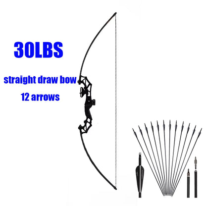 Takedown Recurve Bow & Arrow Set Hunting Target Shooting 30-50Lbs Archery for Beginner /Sending an Order from MOSCOW