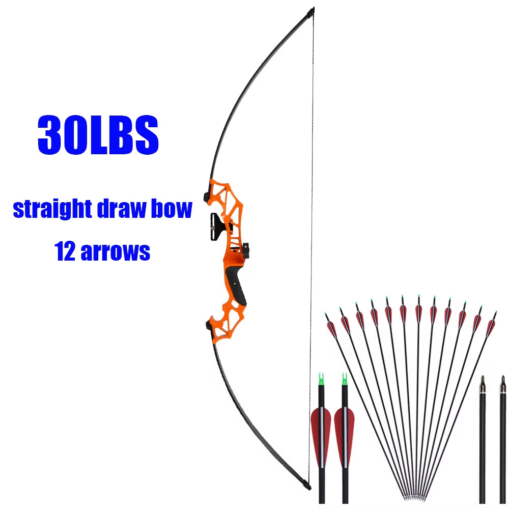Takedown Recurve Bow & Arrow Set Hunting Target Shooting 30-50Lbs Archery for Beginner /Sending an Order from MOSCOW