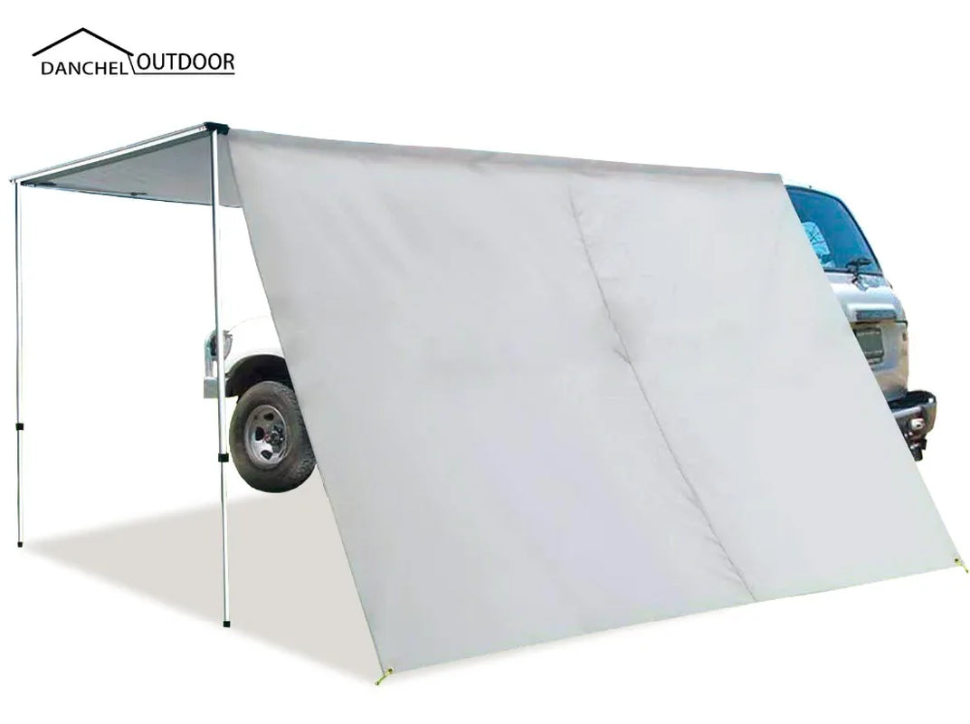 DANCHEL Car Side Awning, Car Side Tent Awning with 3M Extend Cloth,Car Roof Top Tent , Car Tent