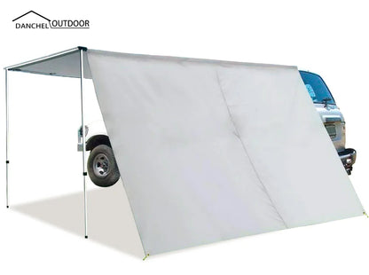DANCHEL Car Side Awning, Car Side Tent Awning with 3M Extend Cloth,Car Roof Top Tent , Car Tent