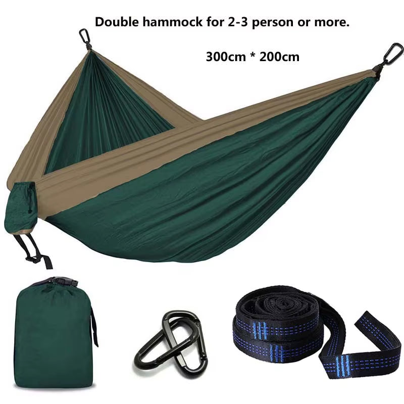Camping Parachute Hammock Survival Garden Outdoor Furniture Leisure Sleeping Hamaca Travel Double Hammock