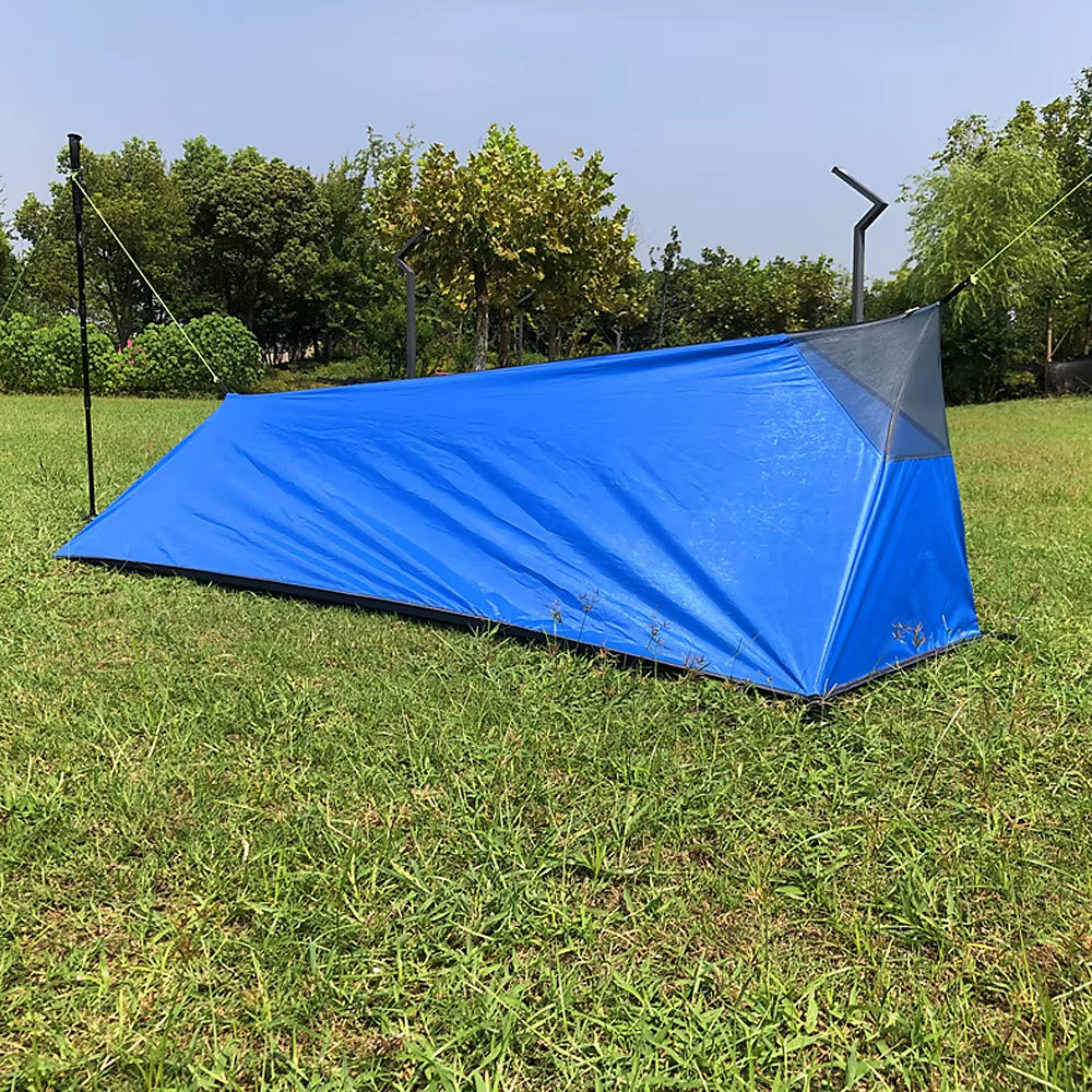 Backpacking Tent Outdoor Camping Sleeping Bag Tent Lightweight Single Person Tent with Mosquito Net Outdoor Sleeping Bag