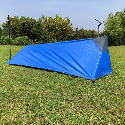 Backpacking Tent Outdoor Camping Sleeping Bag Tent Lightweight Single Person Tent with Mosquito Net Outdoor Sleeping Bag