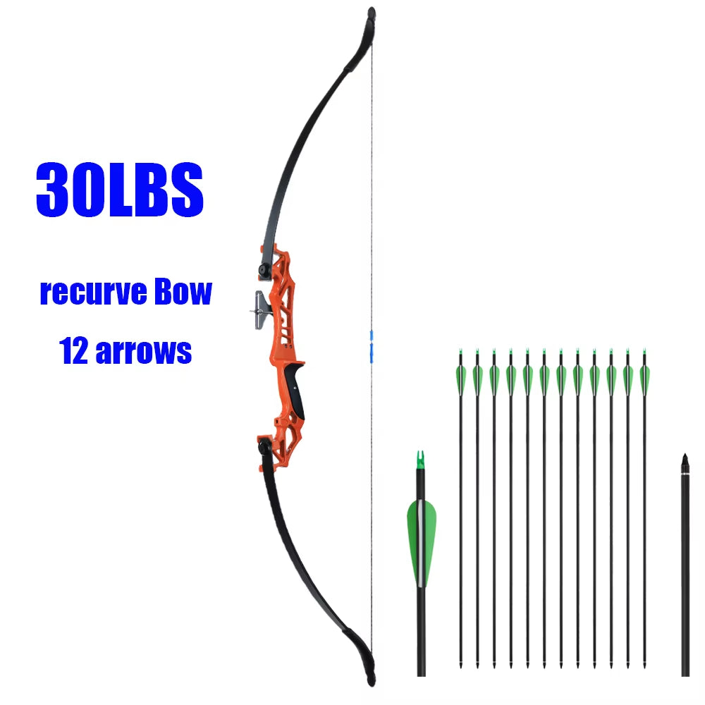 Takedown Recurve Bow & Arrow Set Hunting Target Shooting 30-50Lbs Archery for Beginner /Sending an Order from MOSCOW