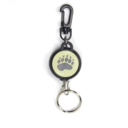 Anti-Theft Telescopic Keychain Retractable Hook Keychain Telescopic Burglar Chain Key Holder Tactical Key Ring Accessories 60Cm