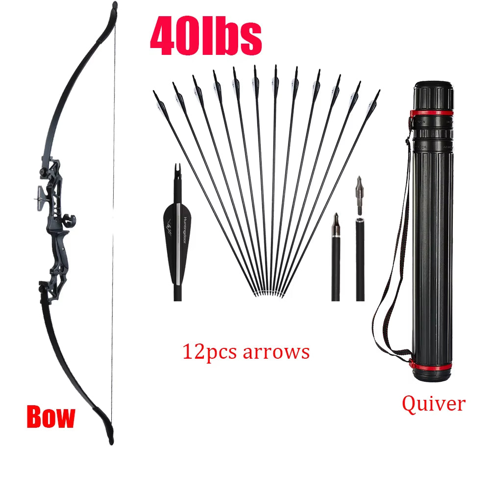 Takedown Recurve Bow & Arrow Set Hunting Target Shooting 30-50Lbs Archery for Beginner /Sending an Order from MOSCOW