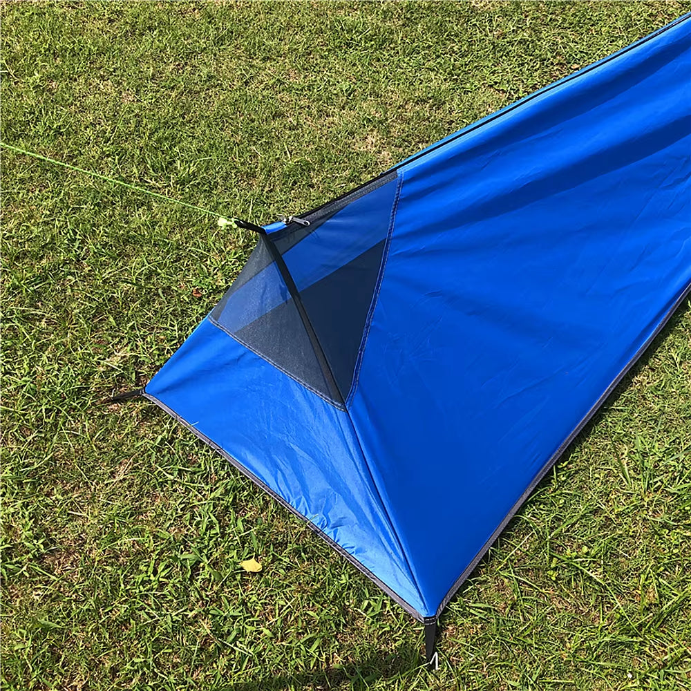 Backpacking Tent Outdoor Camping Sleeping Bag Tent Lightweight Single Person Tent with Mosquito Net Outdoor Sleeping Bag